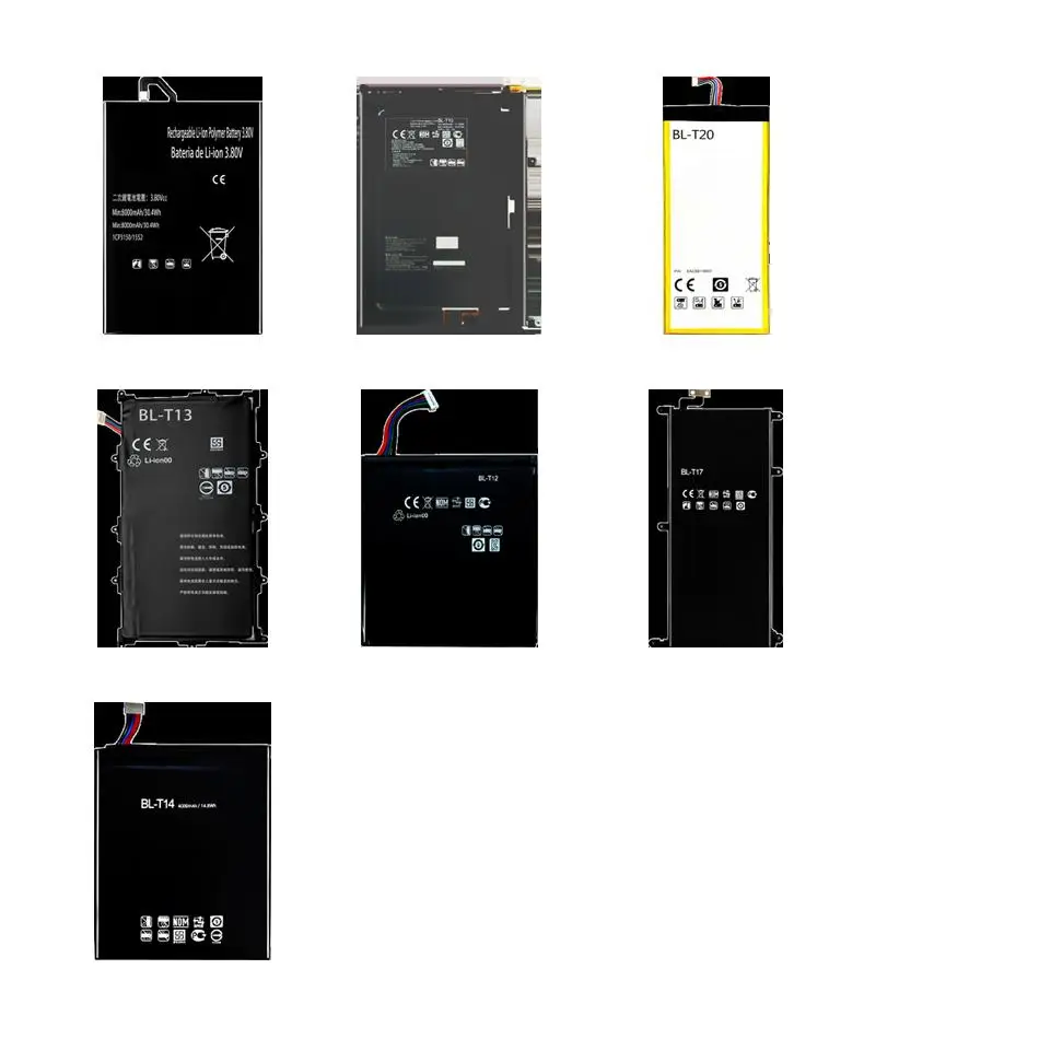 

Аккумулятор для планшета с длительным сроком службы BL-T12 BL-T14 BL-T13 4000-8200 мАч для LG G Pad 10.1" F X 3 5 7.0 8.0 8.3 10.1 4G