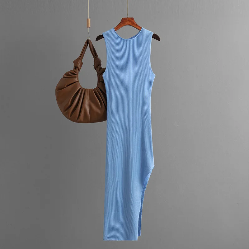 Faionable – gilet Sexy Dr, amincissant irrégulier, Ele Sle, vêtements d'été pour femmes, Tead en soie glacée, 2024