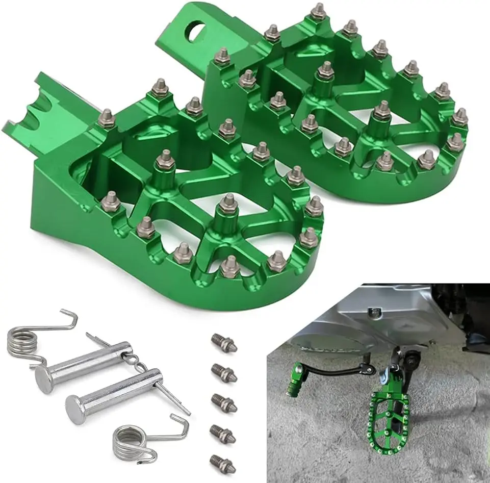 Motorcycle Aluminum Universal CNC Colorful Footpeg Footrest Foot Pegs For HONDA CRF XR 50 70 110 M2R SDG DHZ SSR KAYO Pit Bike