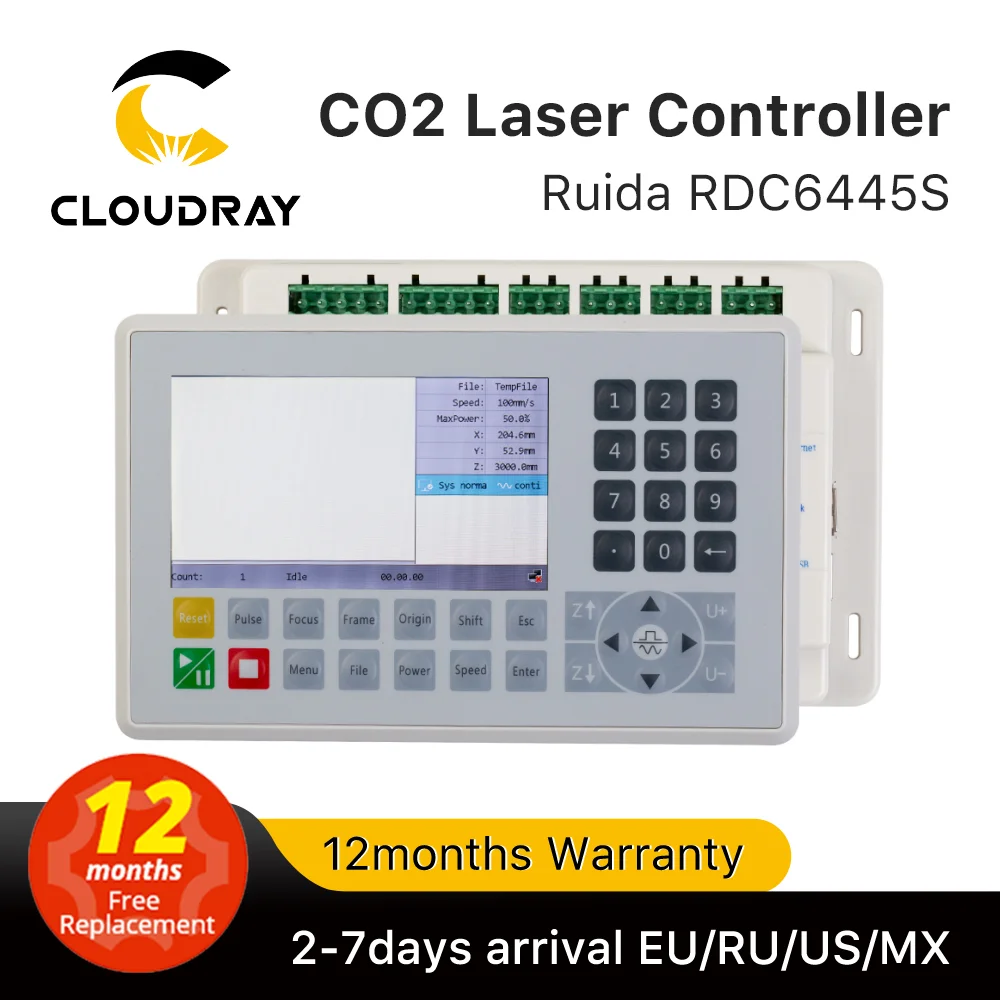 ruida controlador para laser gravacao maquina de corte atualizacao co2 rdc6445 rdc6445g rdc6445s rdc6442 rdc6442g 01