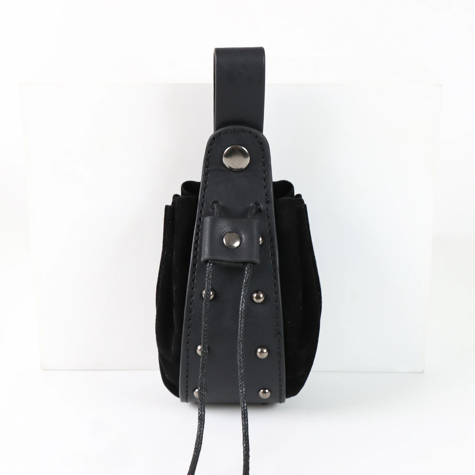 Ceinture de jeu rétro médiéval, pièce de monnaie en cuivre de la Renaissance, sac de taille, chevalier viking, clip de jupe, porte-clés, accessoire de jeu d'Halloween