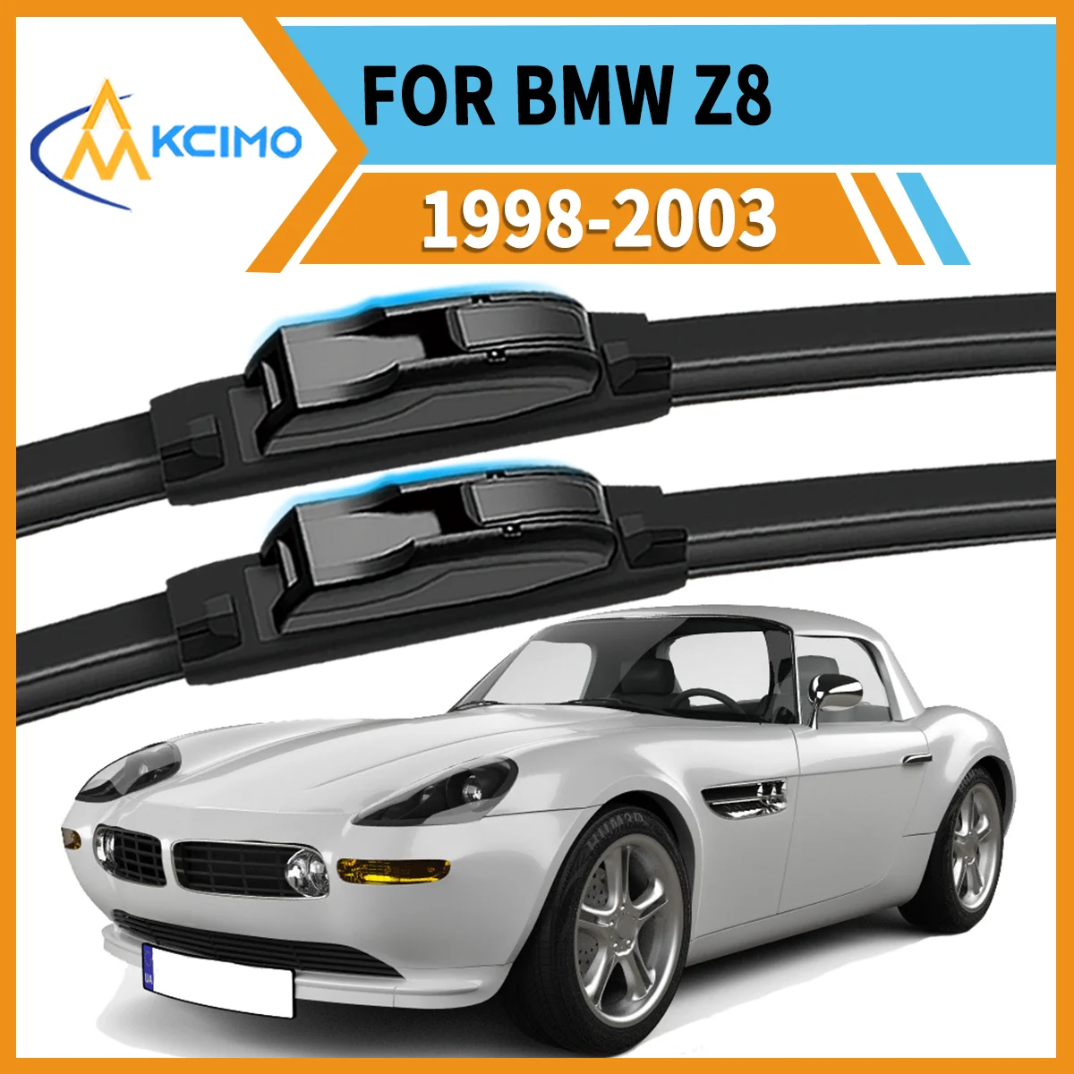 

Upgrade Your Drive 2PCS All-Season Wiper Blades For BMW Z8 E52 1998-2003 Superior Clarity & Long-Lasting Performance Guaranteed