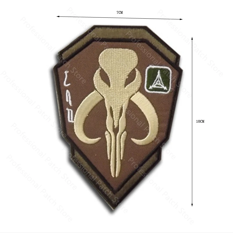 3D PVC/IR/Embroidered Bounty Hunters Patches Armband Military IR Reflective Nylon Badges Luminous Patches For Clothing Backpack