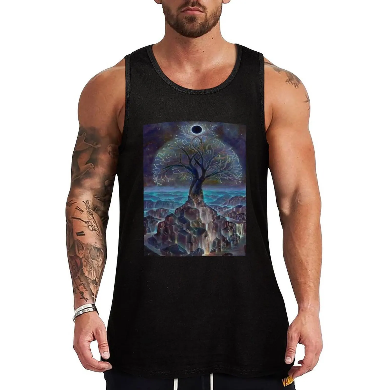 

intertwined Tank Top Breathable Stretch Tank Top Flexible Comfort Shirt