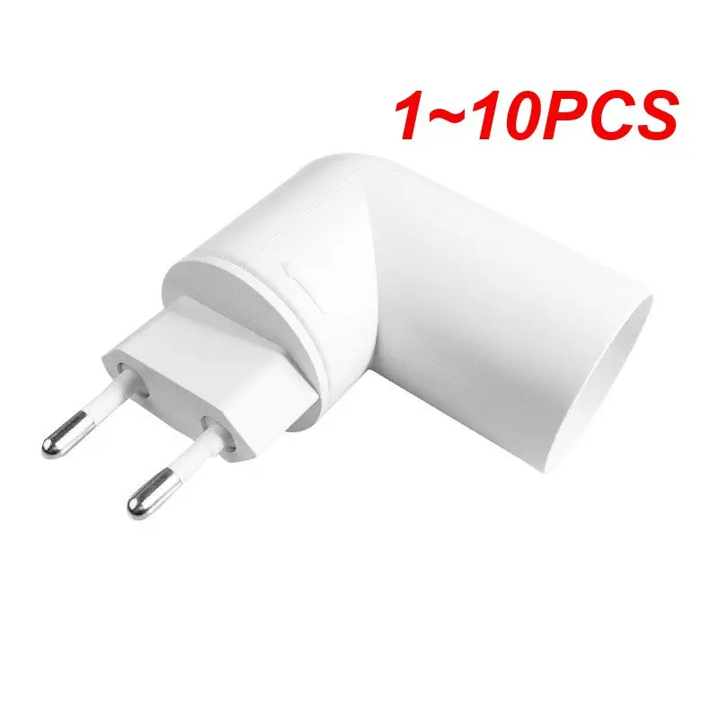 

1~10PCS Universal E27 LED Light Socket To EU Plug Holder Adapter Converter ON/OFF 360 Degrees Rotation Screw Lamp Holder Base