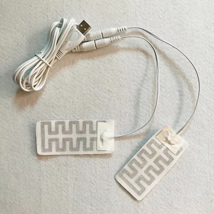 USB-Aufladbare Beheizte Handschuhe Kohlefaser Thermische Heizhandschuhe Winter Ski Radfahren Elektrisch Beheizte Fäustlinge – Detail 1