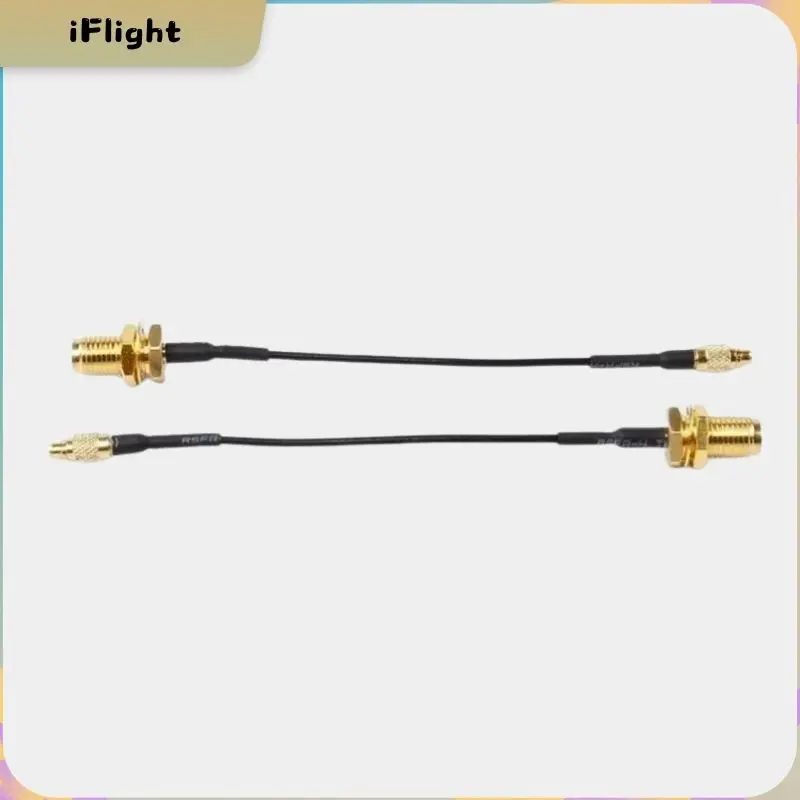 IFlight MMCX to RP-SMA straight inner hole inner needle 5.8GS.BUS image transmission RF cable for FPV Racing Drone