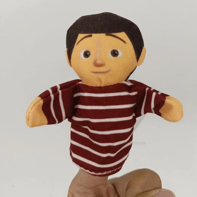 Nuevas marionetas de dedo, animales para bebés, muñeco de peluche, mano de dibujos animados, familia, marioneta de mano, tela, teatro, juguetes educativos para niños, regalos