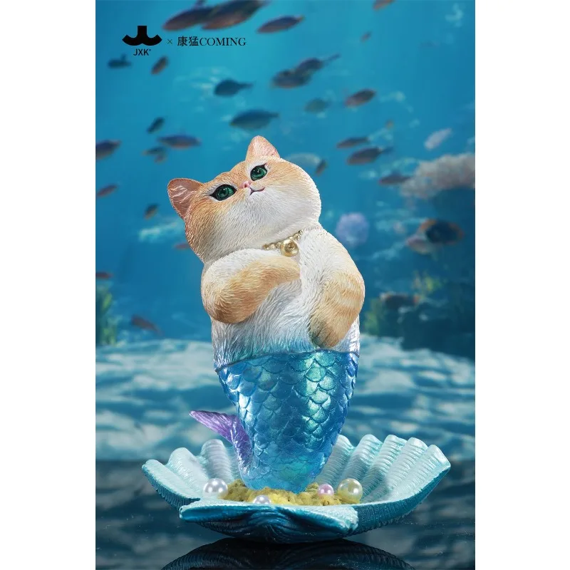 Przedsprzedaż JXK Model Zabawki dla Kota w Skali 1/6, Symulowany Model Zwierzęcia z Żywicy, Rekwizyty do Figur Akcji 12-calowych, Ozdoba na Biurko, Prezent