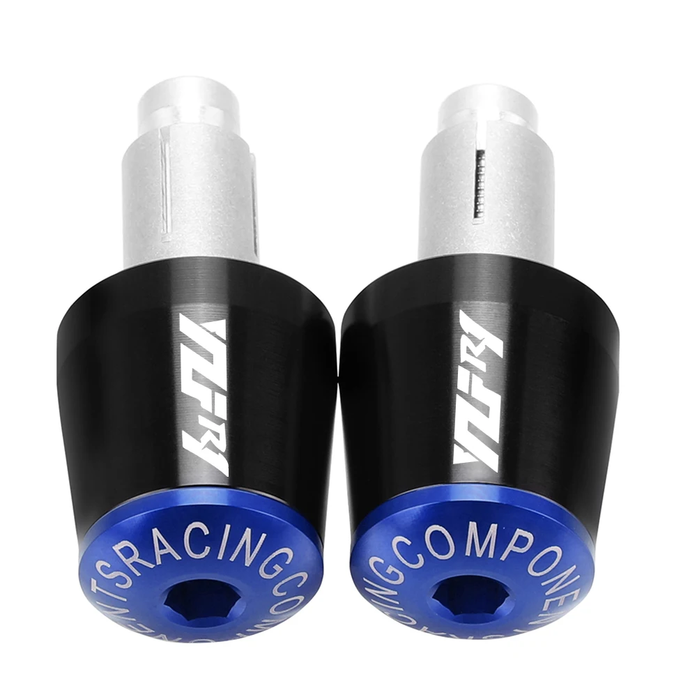 For YAMAHA YZF R1 YZF-R1 1999 2000 2001 2002 2003 2004 Handlebar Gear Balanced Plug Slider HBAR END CAP Handle Bar Cap End Plugs