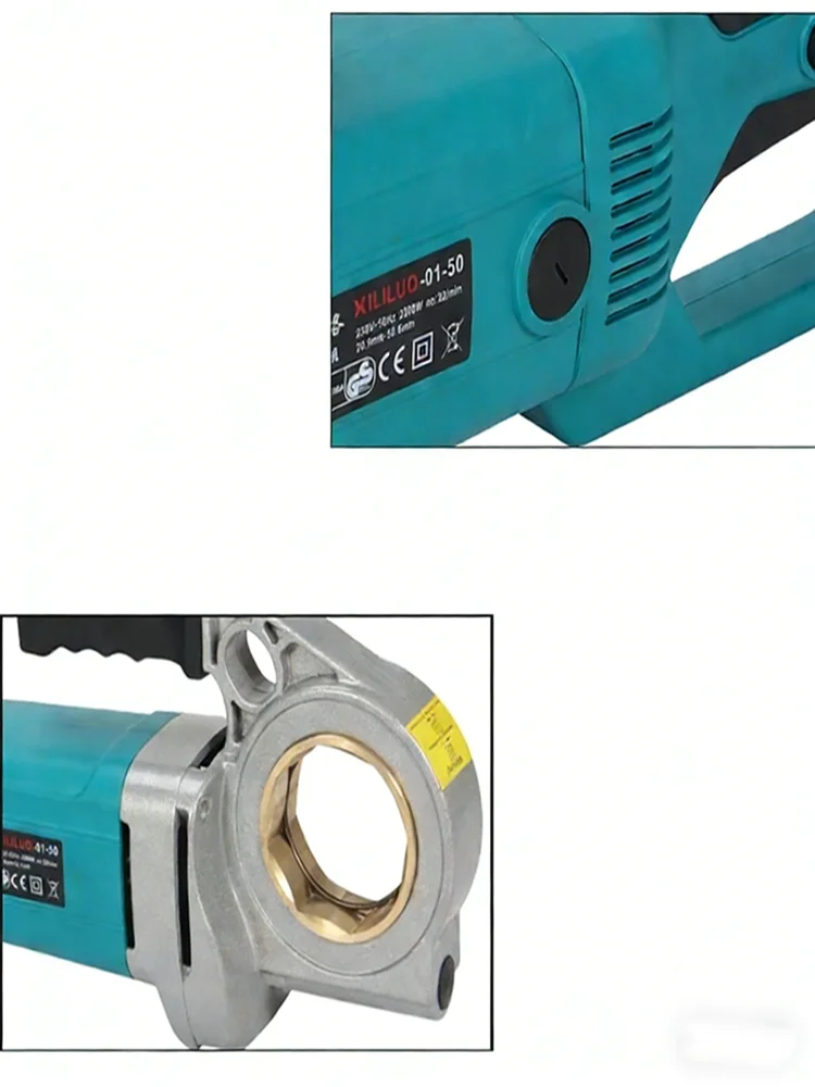 Portable Electric Threading Machine, Power Lock Button & Anti-Slip Handle, 1/2