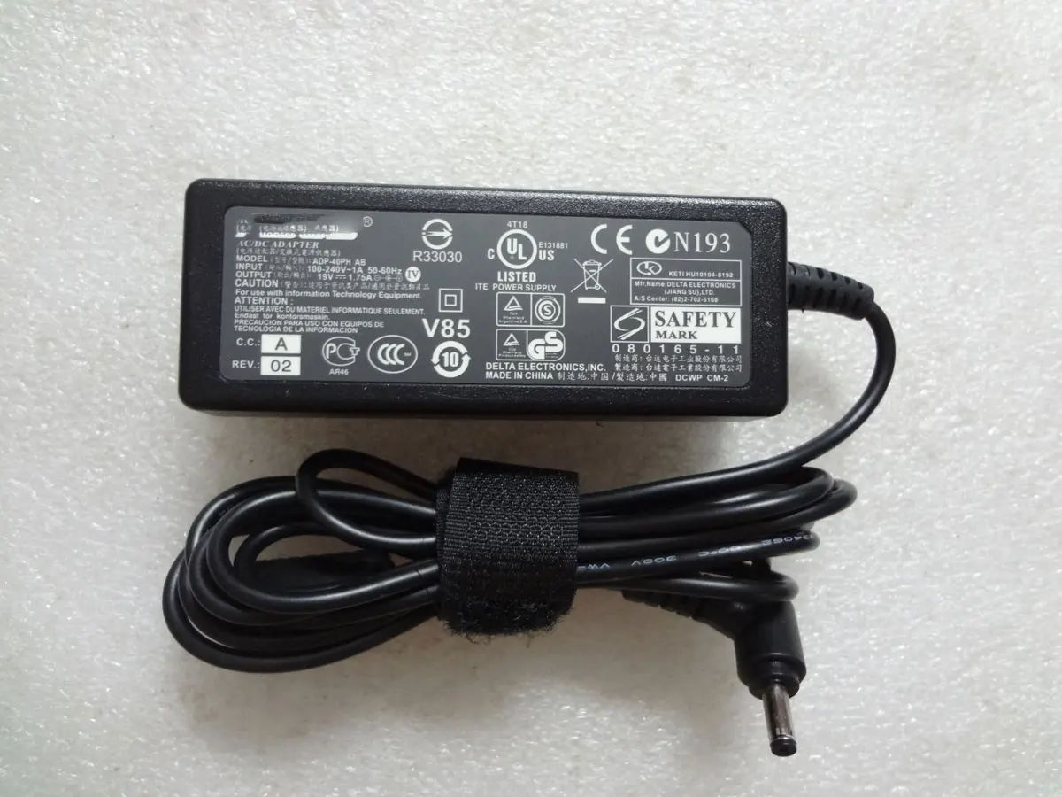 

NEW OEM 19V 1.75A 33W 4.0mm ADP-40PH AB For Asus C300M C300MA C200M C200MA X553M Genuine Puryuan Charger