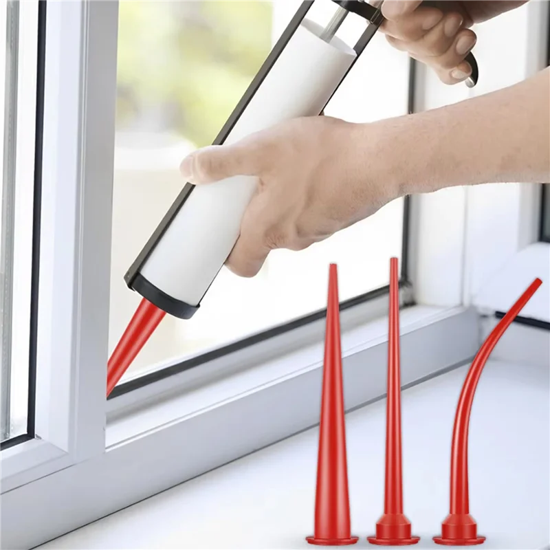 

GTBL насадка для уплотнения пластиковая насадка для герметика аппликатор инструмент для удлинения герметика изогнутая насадка для уплотнения длинная насадка для герметика 18 шт.