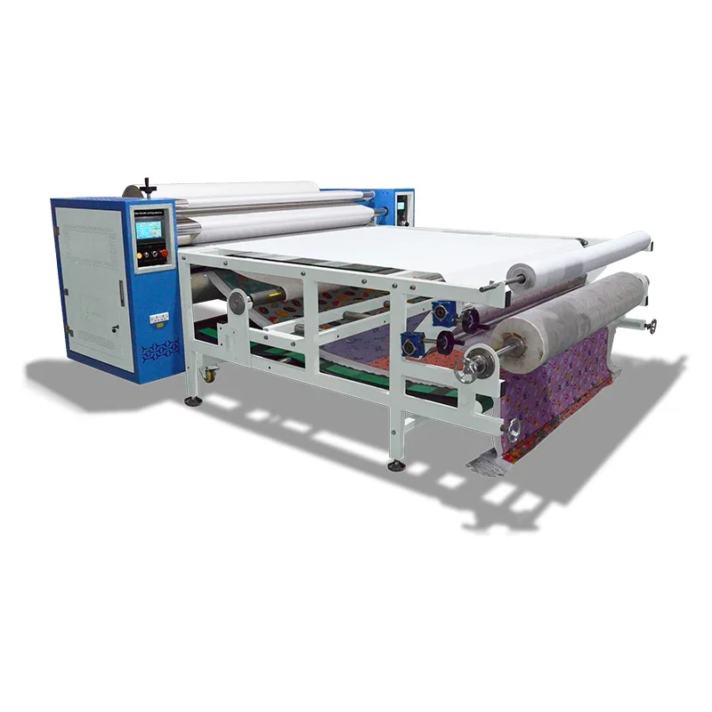 42/170  180 190cm auto correct carpet deviation roller calendar sublimation heat transfer machine for garment textile fabric bag