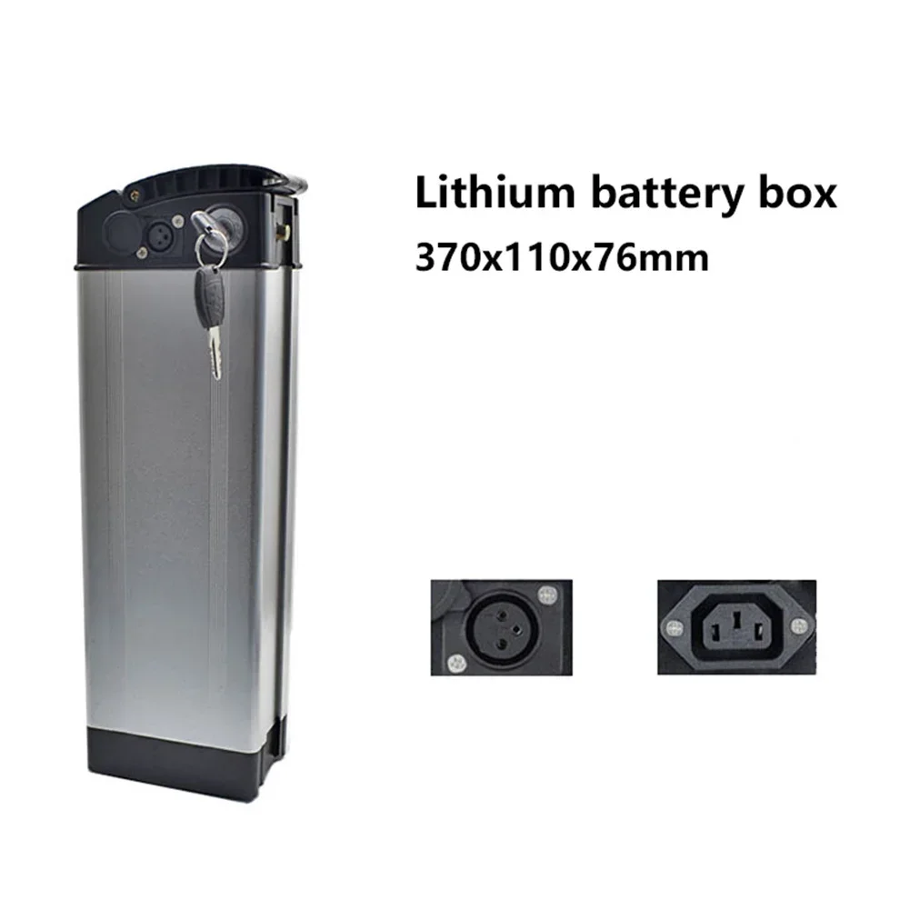 36V/48V Electric Bicycle Battery Box E-bike Large Capacity Holder Case For 1865o Lithium Battery Cycling Bicycle Components