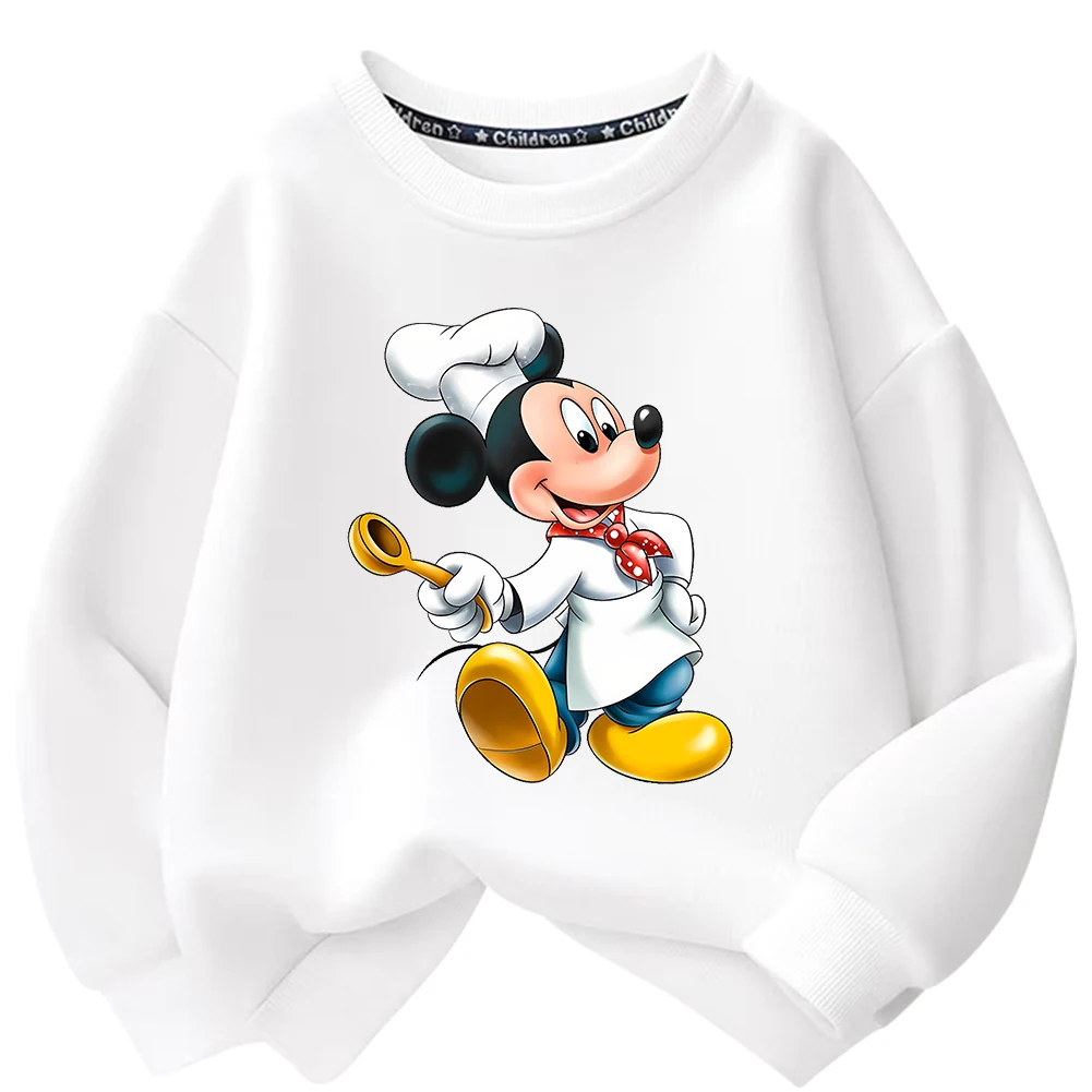 ใหม่ Disney Mickey Chef เหล็กบนสติกเกอร์การถ่ายเทความร้อนสําหรับเสื้อผ้า DTF พิมพ์ไวนิลความร้อน Appliques ล้างทําความสะอาดได้เสื้อยืด Decal