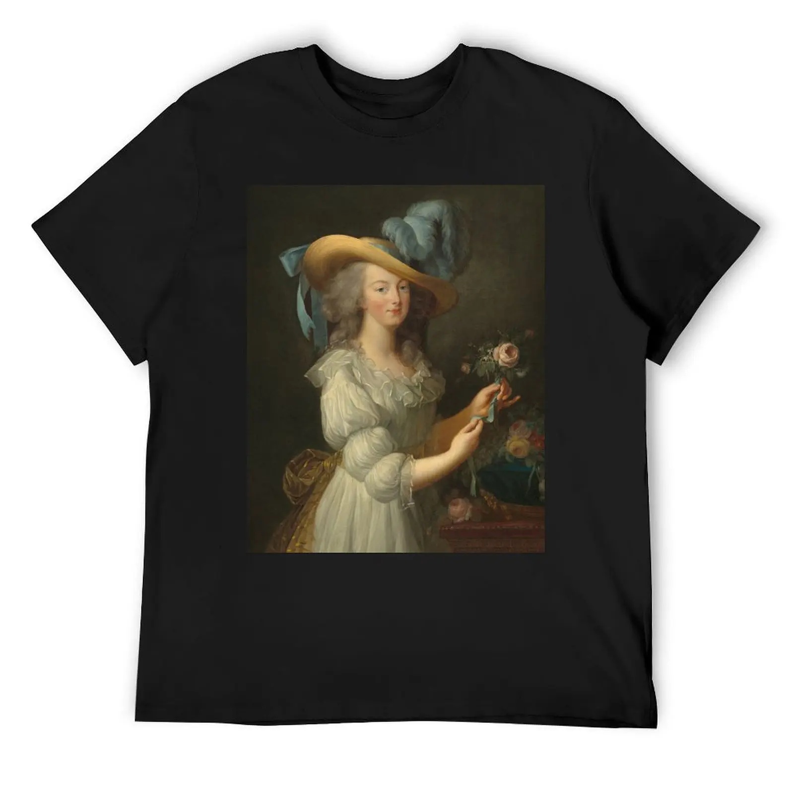 Marie Antoinette in a Muslin dress - Louise élisabeth Vigée Le Brun T-Shirt cute tops sports fans anime stuff mens clothing