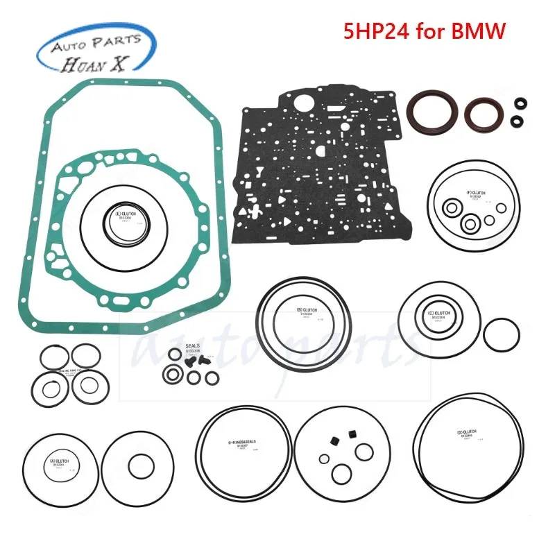 

5HP24 Transmission Overhaul Kit Seal Rings Gasket Pack for BMW ZF5HP24 Gearbox Rebuild Kit Car Accessories K132900A