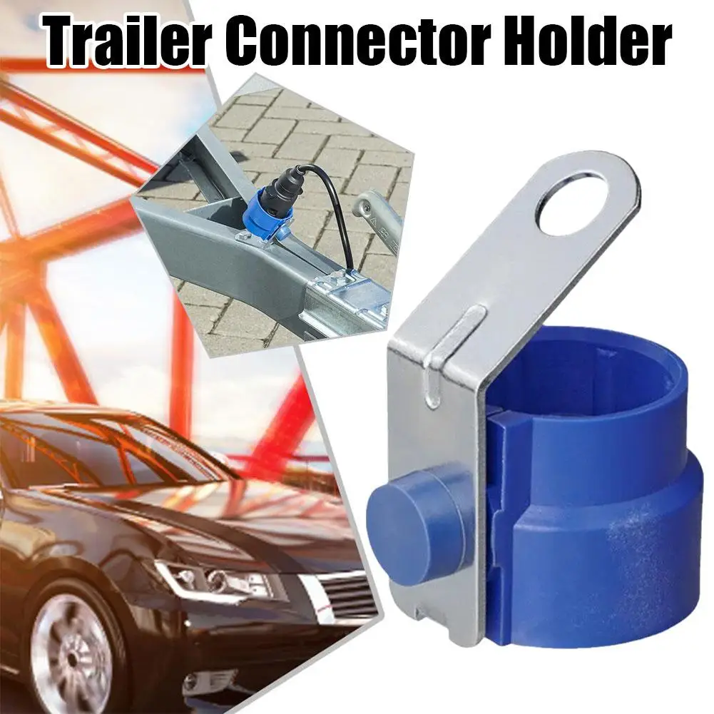 TM5024 Trailer Connector Holder 7-pin Plug 13 Pin Socket Holder Parking Cover Plug Trailer Socket Circular X7E3