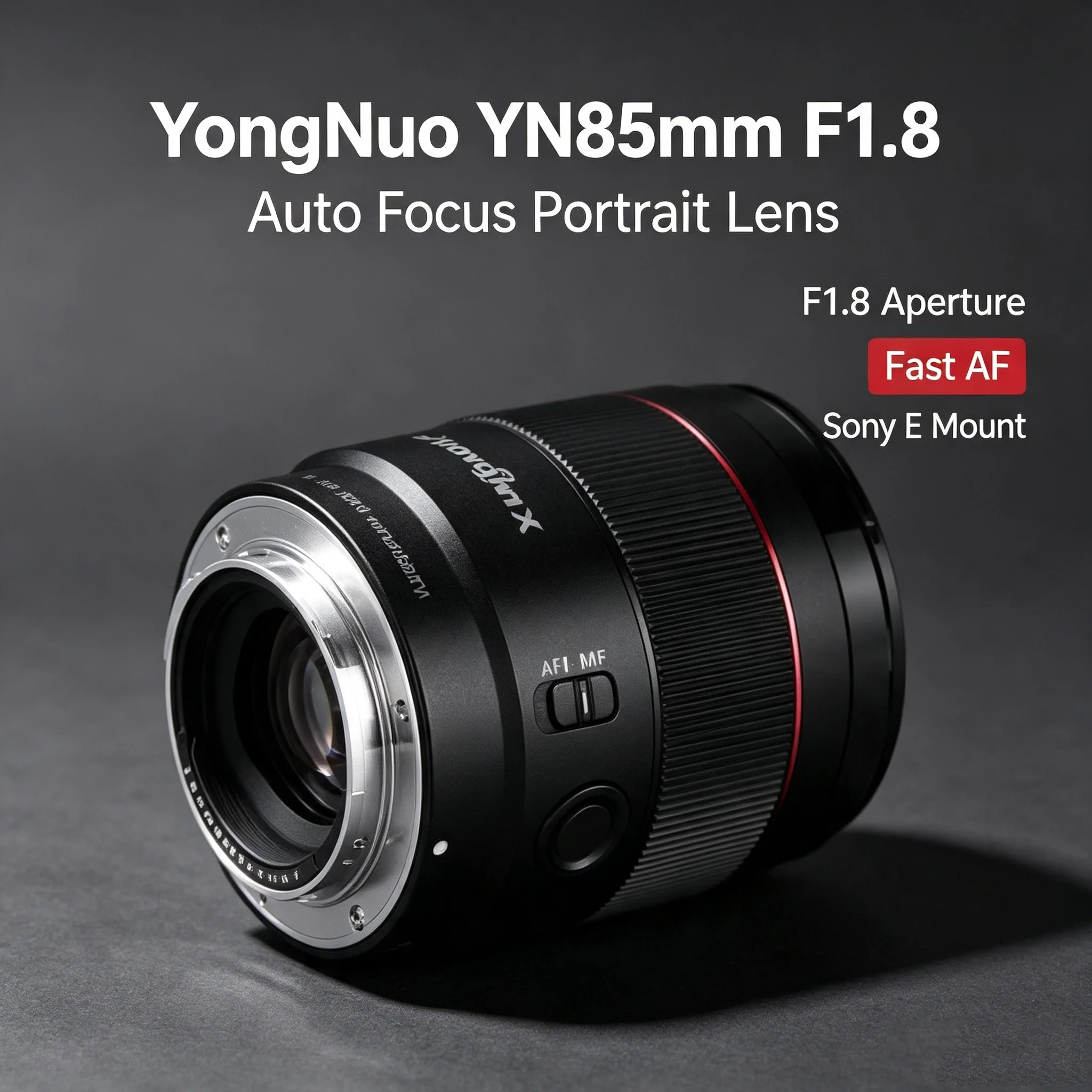 Объектив YongNuo YN85mm F1.8S DF DSM с автофокусом для камер Sony с байонетом E.