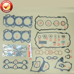VQ25DE 2495cc 2.5L  Engine Full gasket set kit for Nissan Cefiro Leopard Cedric Fuga Elgrand Teana Infiniti M A0A01-JK20A