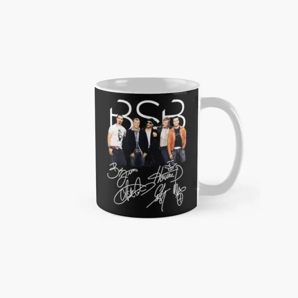Taza clásica Backstreet Boys, taza Simple de té y café, imagen impresa, regalos, mango redondo, imagen fotográfica, diseño de Vasos
