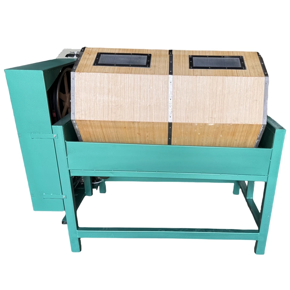 

Easy to Operate Low Noise 300L Dry Surface Grinding Wooden Drum Barrel Polishing Machine