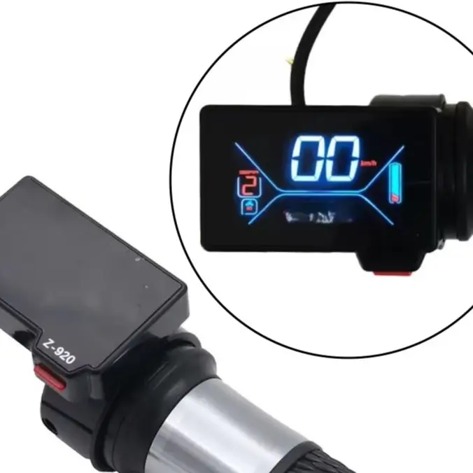 

Z-920 48V Rotary Accelerator LCD Display 6 Pin Meter For KUGOO M4 For M4PRO Electric Scooter Replacement Part