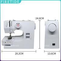 Electric Portable Pedal, Clothes Stitch Sewing Machine, 12 Stitches Domestic Sewing Machine, Presser Foot, Overlock Machines