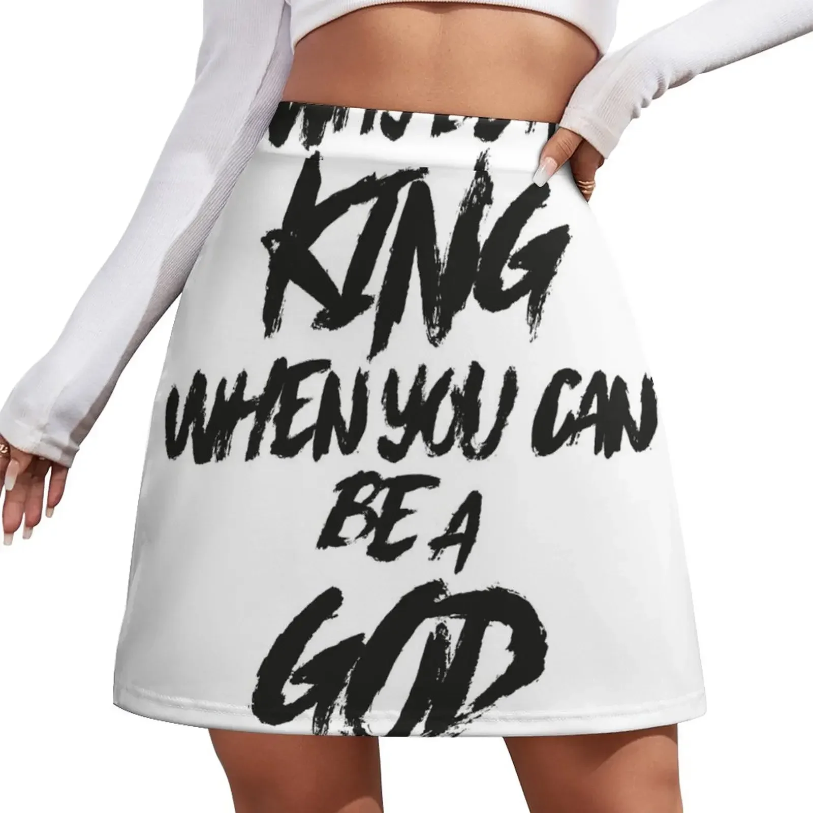 

EMINEM - RAP GOD Mini Skirt korean summer clothes Summer skirt