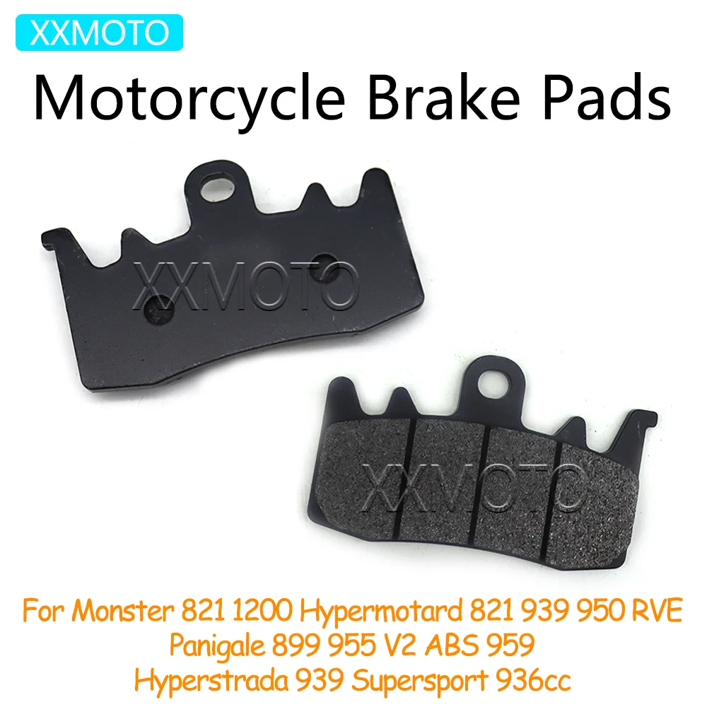 

For Ducati Monster 821 1200 Hypermotard 950 RVE Panigale 899 955 959 Supersport 936cc Motorcycle Front Brake Pads Accessories