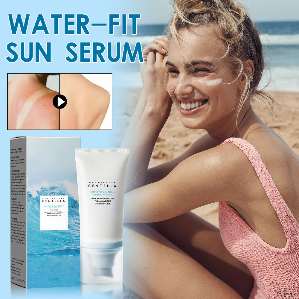 Nuevo Protector solar SPF50 +, protector solar coreano para cara y cuerpo, resistente al agua, 50ML, anti UV, protector solar Facial hidratante para mujeres y hombres, deportes al aire libre, viajes