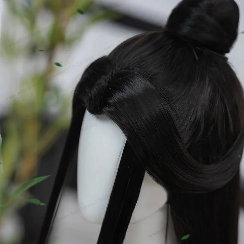 نعمة رسمية لشعر مستعار أنيمي Céu Xie Lian التأثيري، شعر أسود طويل، Tian Guan Ci Fu، Hanfu Xielian، x؛ 2، f؛ 5.n؛