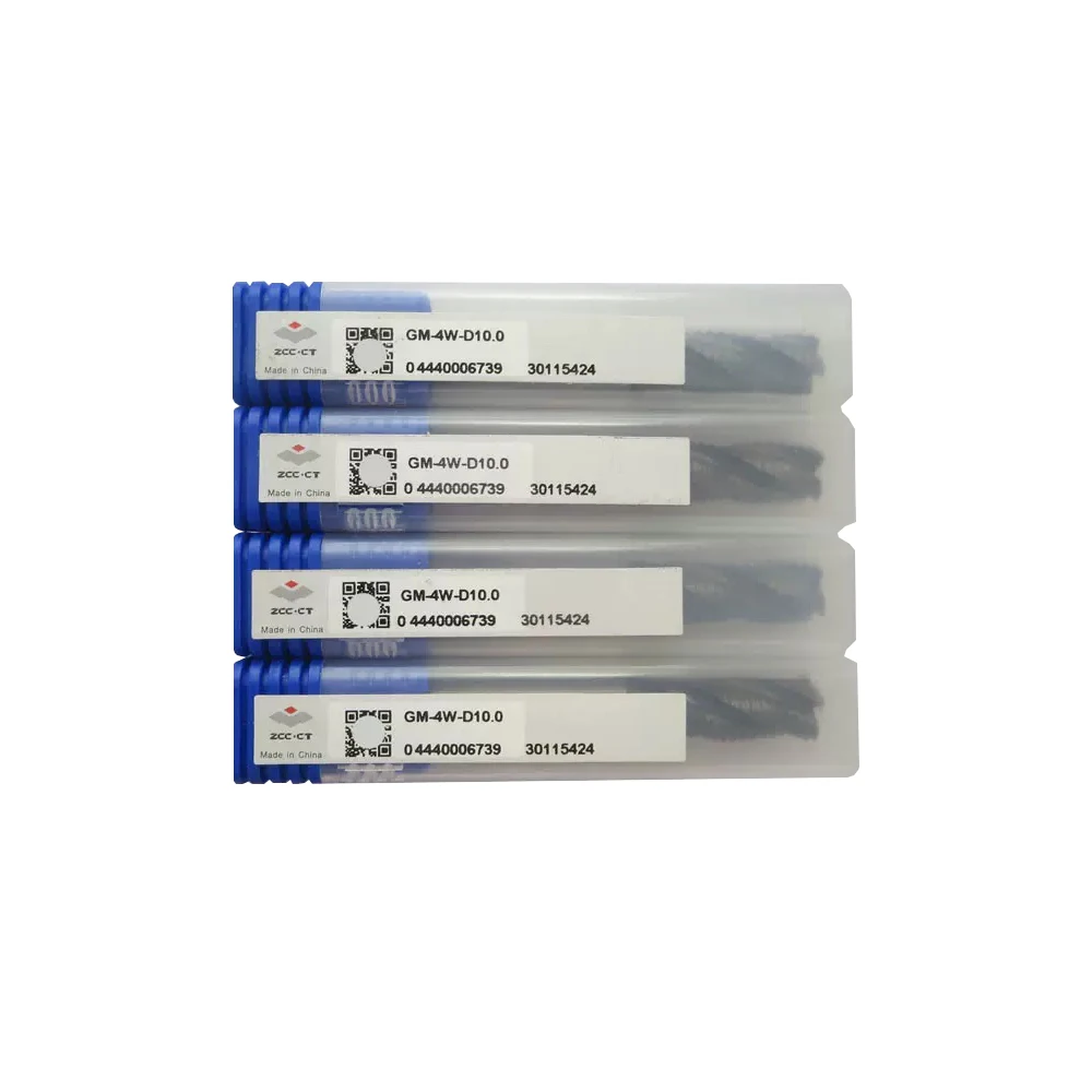 

100% Original GM 4W D6.0-D12/D16 4-Flute Straight Shank Flat End Milling Cutter with Wavy Edge