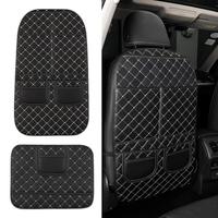 Car Seat Back Anti-Kick Pad Car Seat Back Cover Protector For Kids Auto Organizer Waterproof Car Seat Back Protector Car Seat