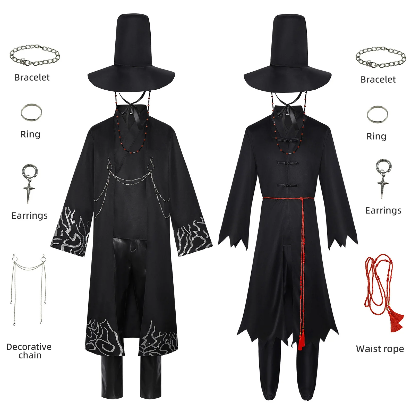 

Аниме Охотники на демонов Kpop Saja Boys Jinu Косплей Костюм Шляпа Хэллоуин Карнавал Вечеринка Ролевая игра Униформа Опора