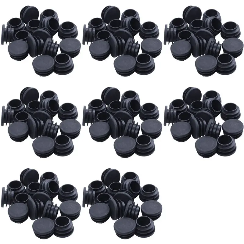 

【FITTING】120 штук ножек стула и стола, торцевая заглушка диаметром 25 мм, круглая пластиковая вставленная трубка