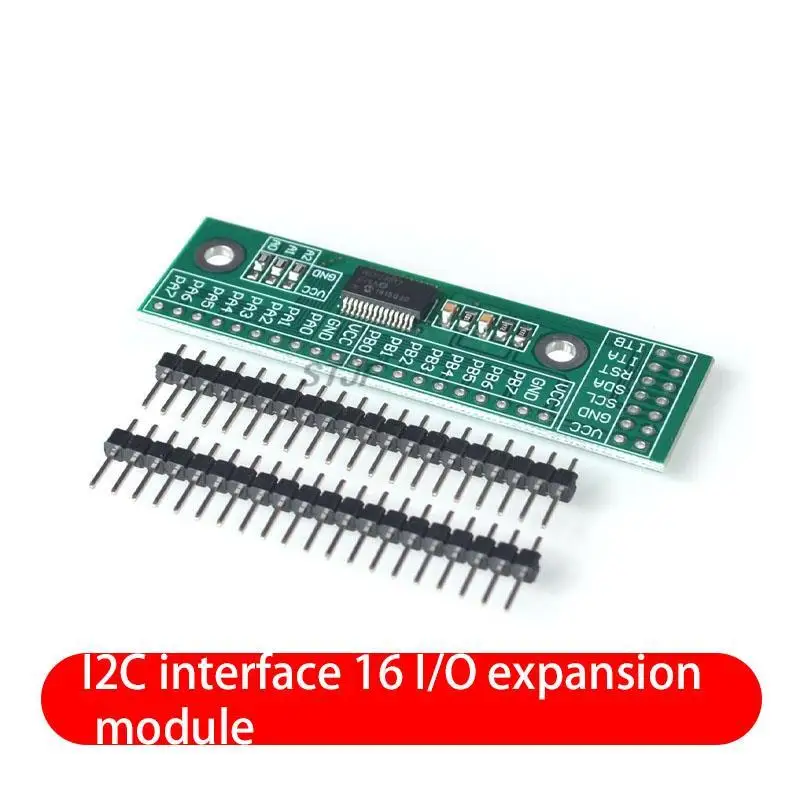 MCP23017 I2C Interface 16bit I/O Extension Module Pin Board IIC to GIPO Converter 25mA1 Drive Power Supply for Arduino and C51