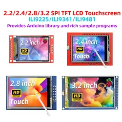 2.2/2.4/2.8/3.2 Cal ILI9225 ILI9341 320*240 SPI TFT RGB 65K kolorowy ekran moduł wyświetlacza LCD do Arduino