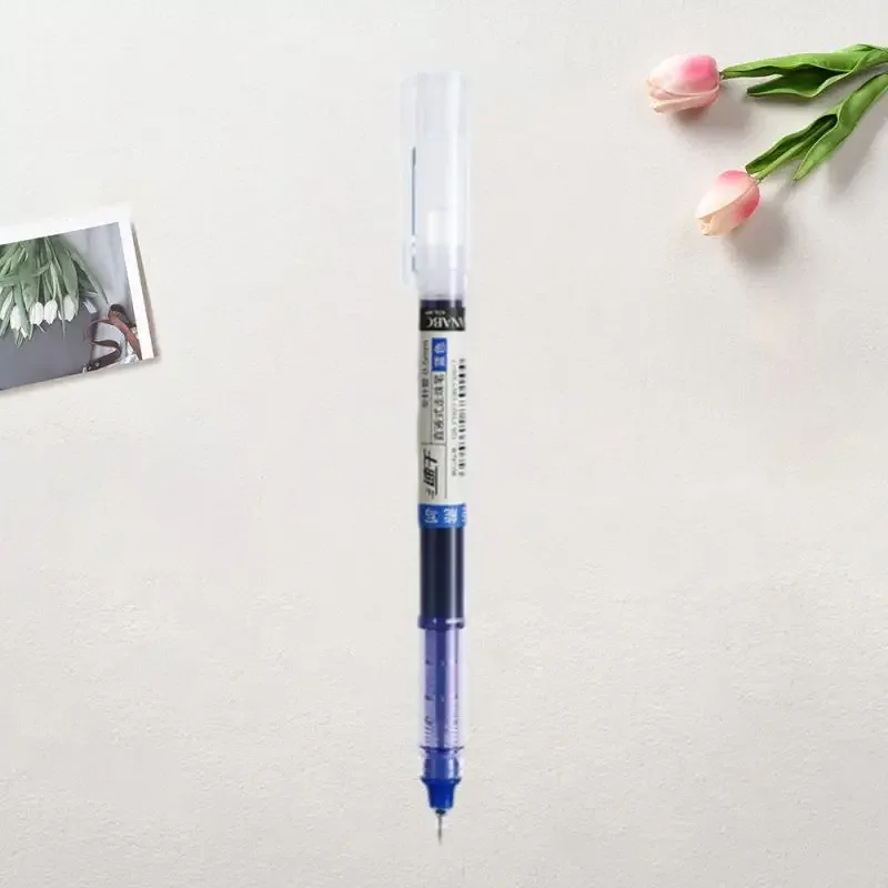 Bolígrafo de firma de examen, tinta azul de 0,5mm, bolígrafos de Gel de alta capacidad para escribir, suministros de papelería para escuela y oficina