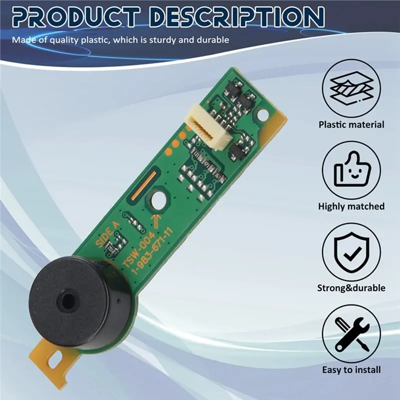 ABGI-CUH-21A & CUH-21B Für PS4 Slim 10 Stück Ein-Aus-Ein-/Aus-Schalterplatine mit Kabel für CUH-2115 TSW-003/002/004 – Detail 6