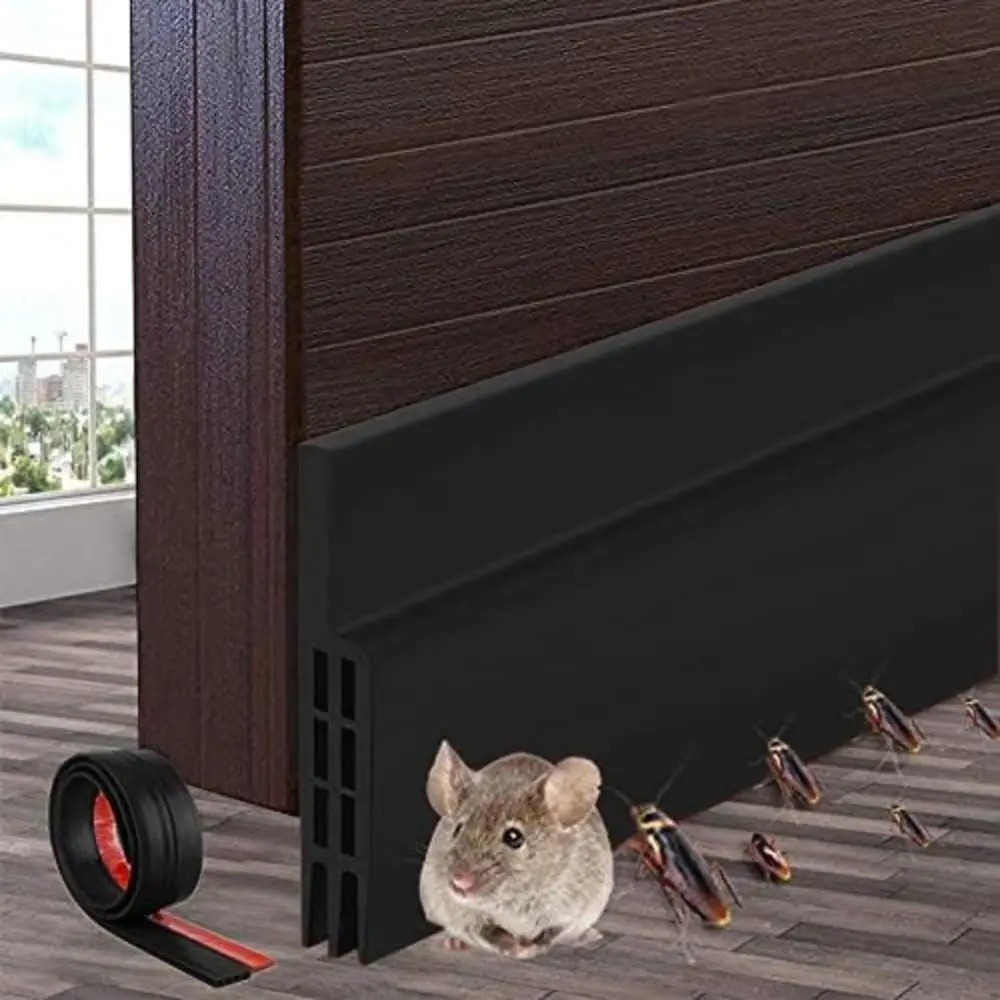 

Hot Noise Cold Door Draft Stopper Air Insulation Draft Guard Under Door Sweep Weather Stripping for Exterior & Interior Doors