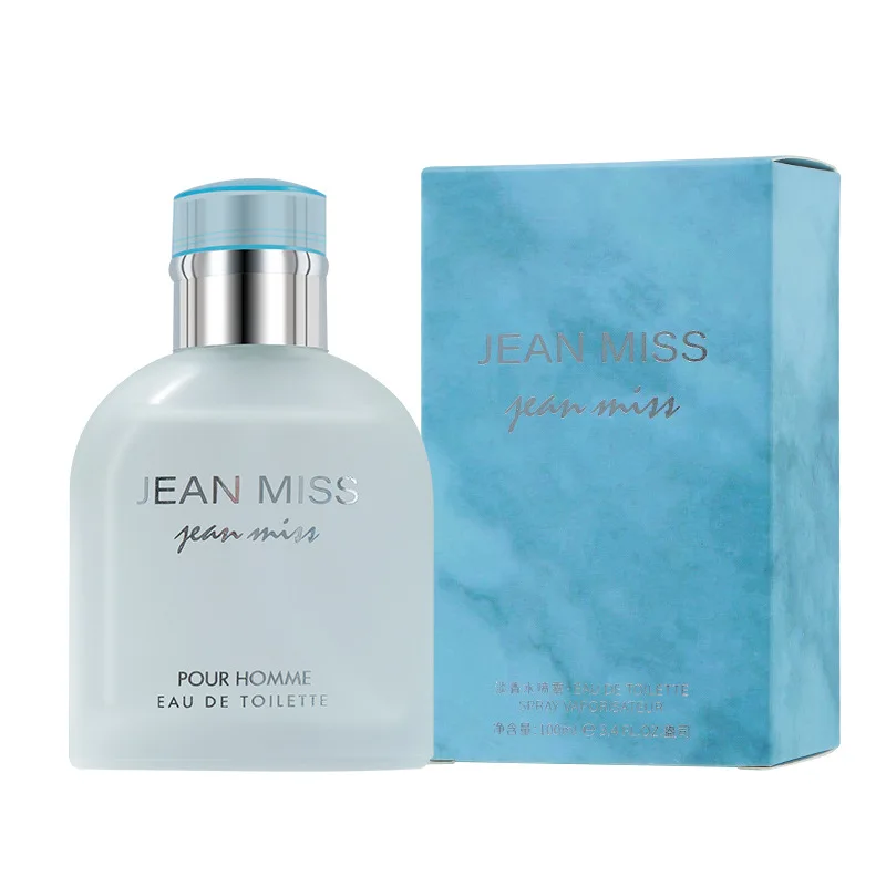 100ML JEAN MISS Brand Men's Perfume - Light Blue Intense Edition - Export Perfume Wholesale - Long-lasting Light Perfume view 6