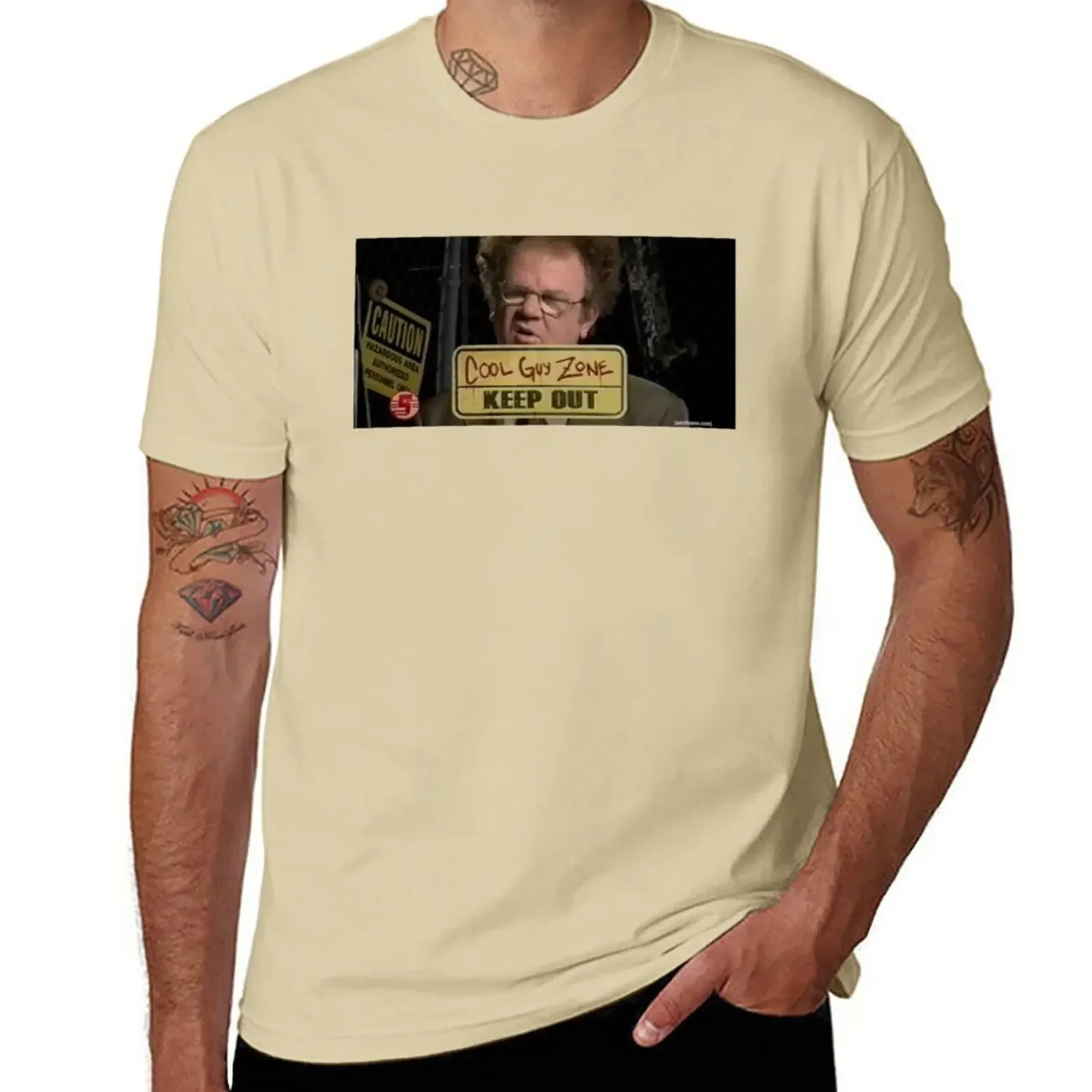 graphic tees quick drying t-shirt tees T-shirt for a boy men t shirt New dr steve brule cool guy zone New vintage clothes black