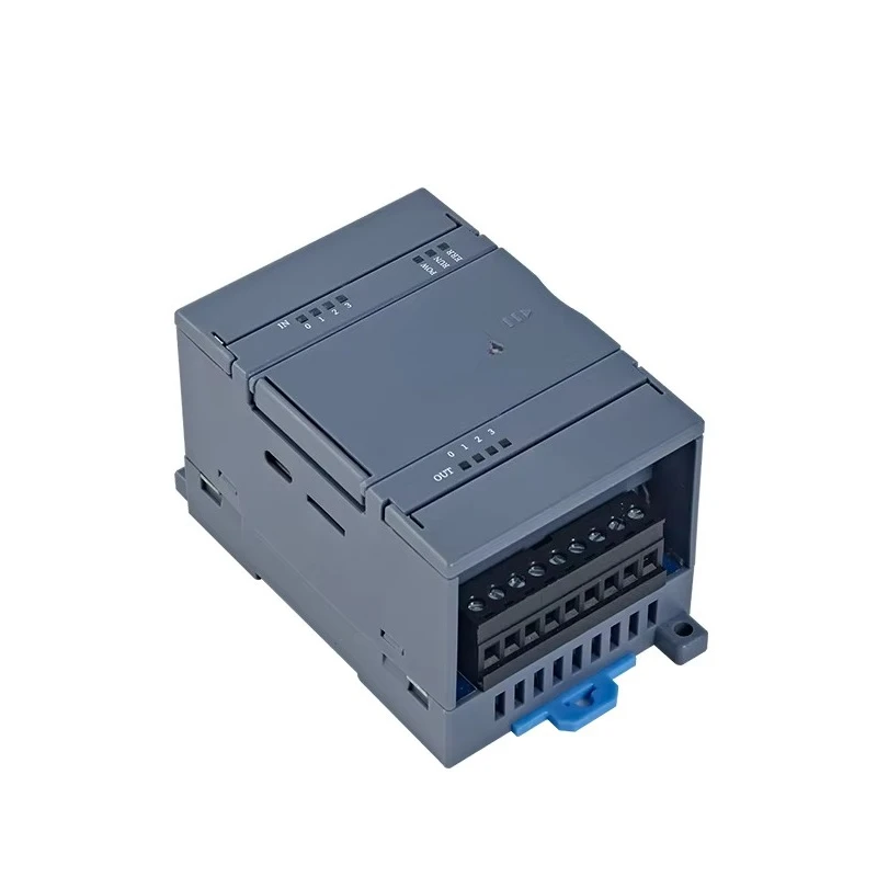 4DI 4DO Relay Output PLC RS485 232 Ladder Diagram Modbus RTU Programmable Logic Controller for Energy Meter