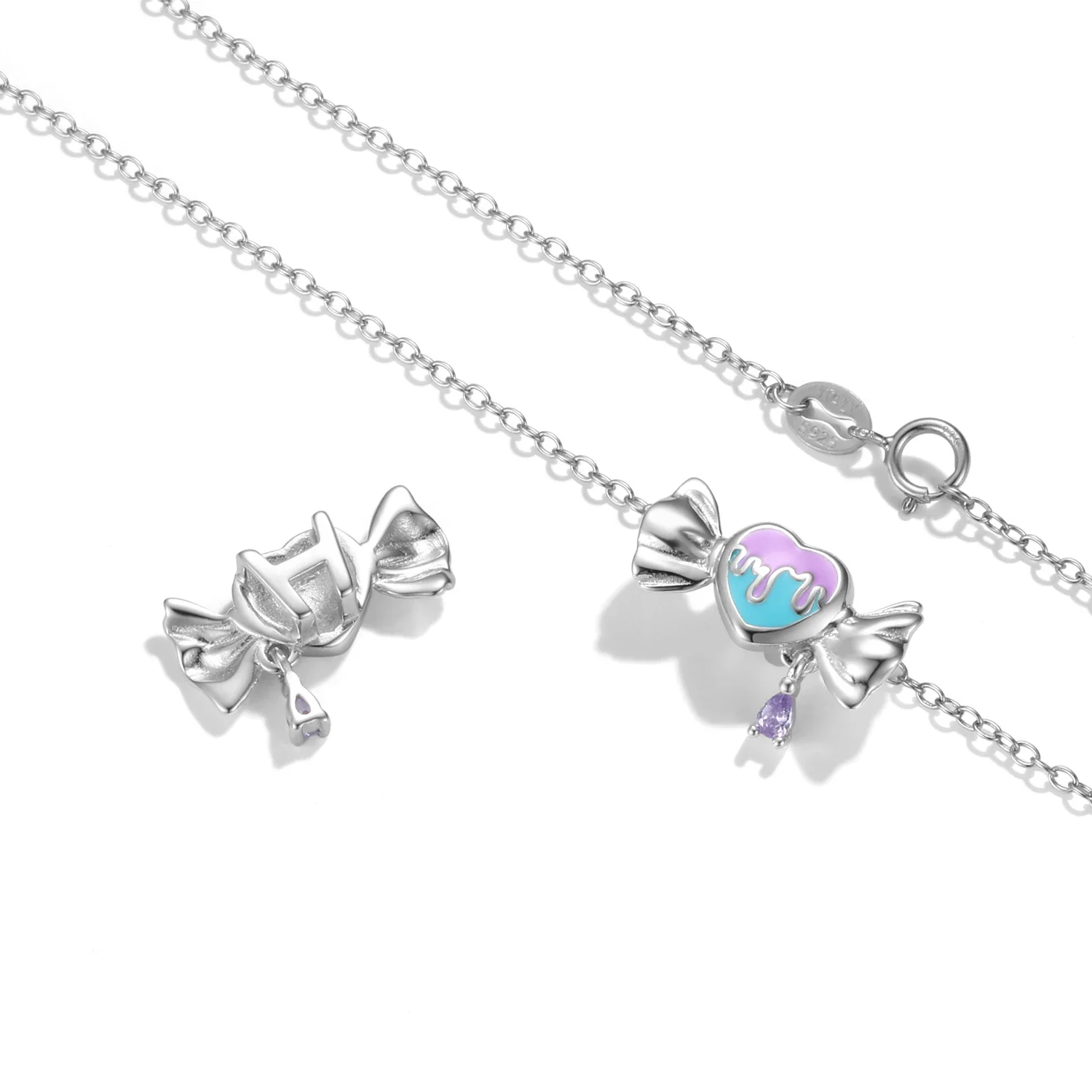 KATAOKA 925 Sterling Silver Flying Elephant Magic Hat Unlimited Feathers 45CM Pendant for Women Birthday Gift Fine Jewelry Neckl