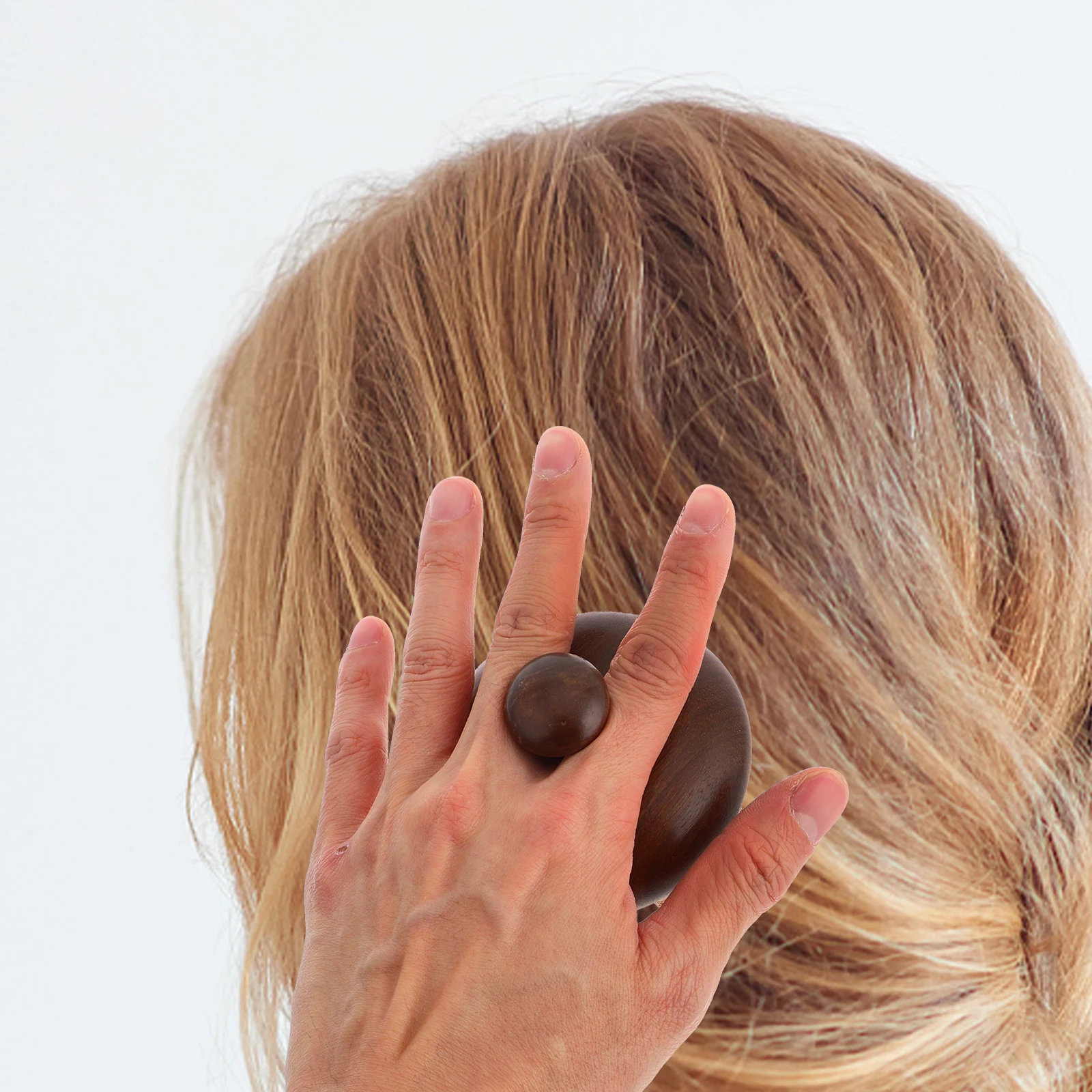 

Деревянный массажер для кожи головы, расческа, прочный массажный инструмент из натурального дерева, унисекс, портативный скребок для головы, гладкие зубы, щетка для ежедневного использования