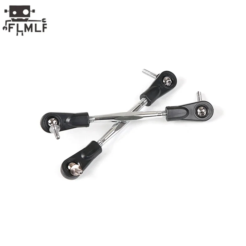 Rc รถพลาสติกพวงมาลัยดึง Rod ชุดที่มี Ball Fit 1/5 HPI ROFUN BAHA ROVAN KM MCD BAJA 5B 5 ครั้ง 5SC รถบรรทุกอะไหล่ของเล่น