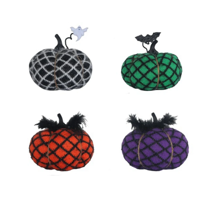 Halloween Pumpkin Pillow Decor 3D Pumpkin Throw Pillow Plush Pumpkins Decorations For Fall Bedroom Home