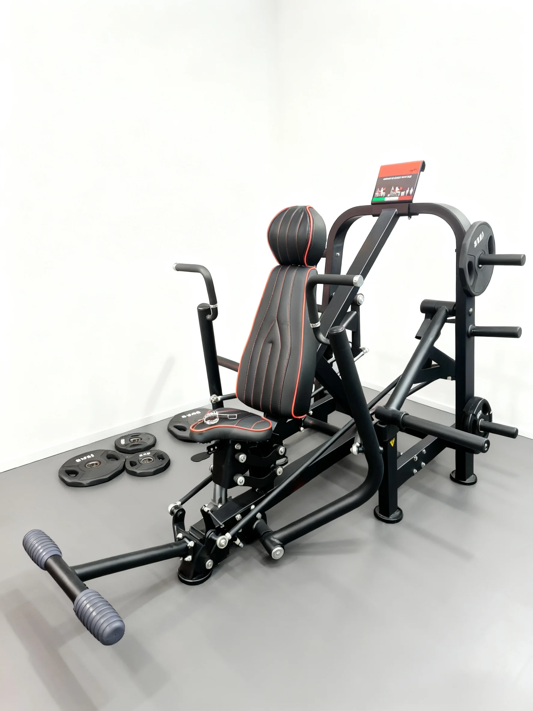 Professional Fitness Equipment Manufacturer Chest Press Heavy Duty Flat Mount Ultra Vertical Chest Press For Commercial Gyms